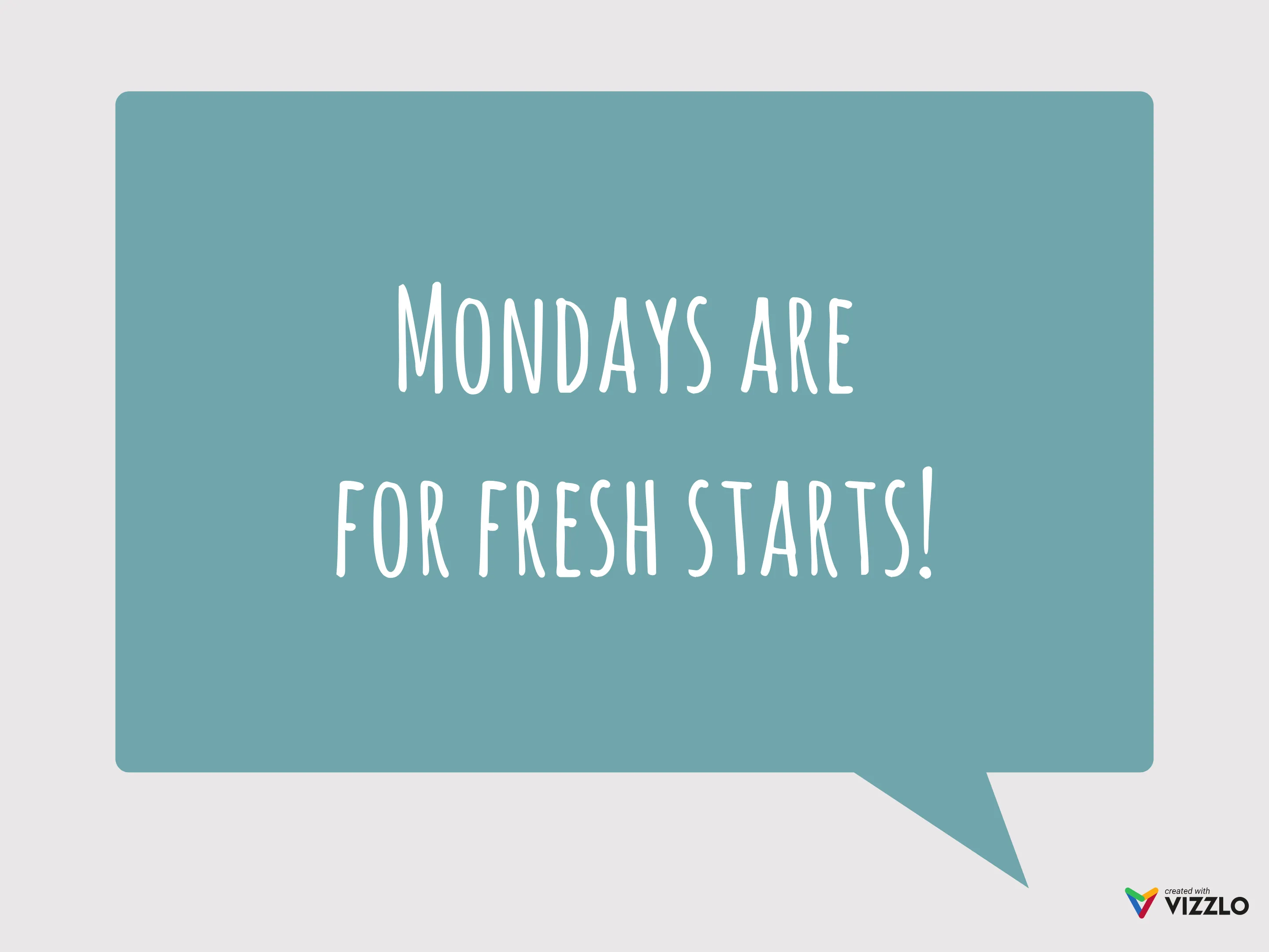 Nachricht-Beispiel: Mondays 😱