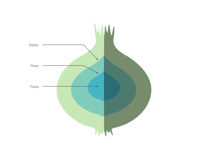 Zwiebel­diagramm