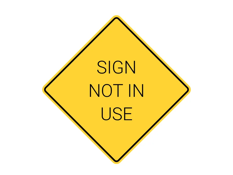 Word Cloud alternative: Warning Sign